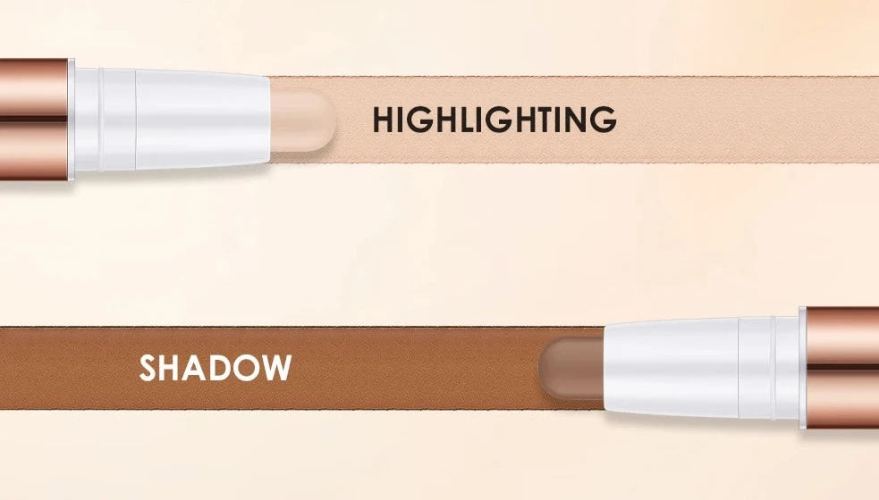 O.TWO.O Contour Stick 2-em-1 - Caneta de Contorno e Iluminador à Prova de Água shopjponline.com