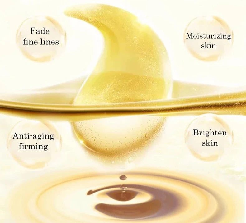 Olhar Luminoso: Máscara de Olhos com Colagénio Dourado shopjponline.com