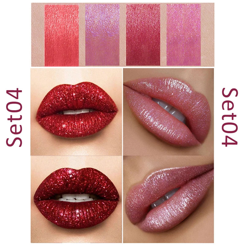 Lábios de Seda - Coleção de Batons 4 Cores shopjponline.com