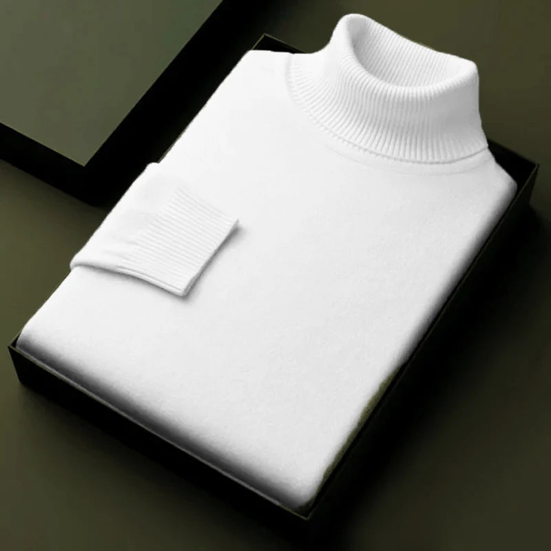 Camisola Gola Alta de Luxo – Sofisticação e Calor num Só Produto shopjponline.com