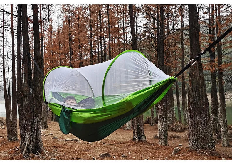 Mosquiteiro Automático - Rede de Nylon 260x140cm shopjponline.com