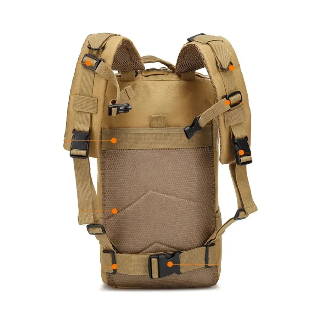 Mochila Estratégica Camuflada para Aventura Tática Militar - Missão 3P shopjponline.com