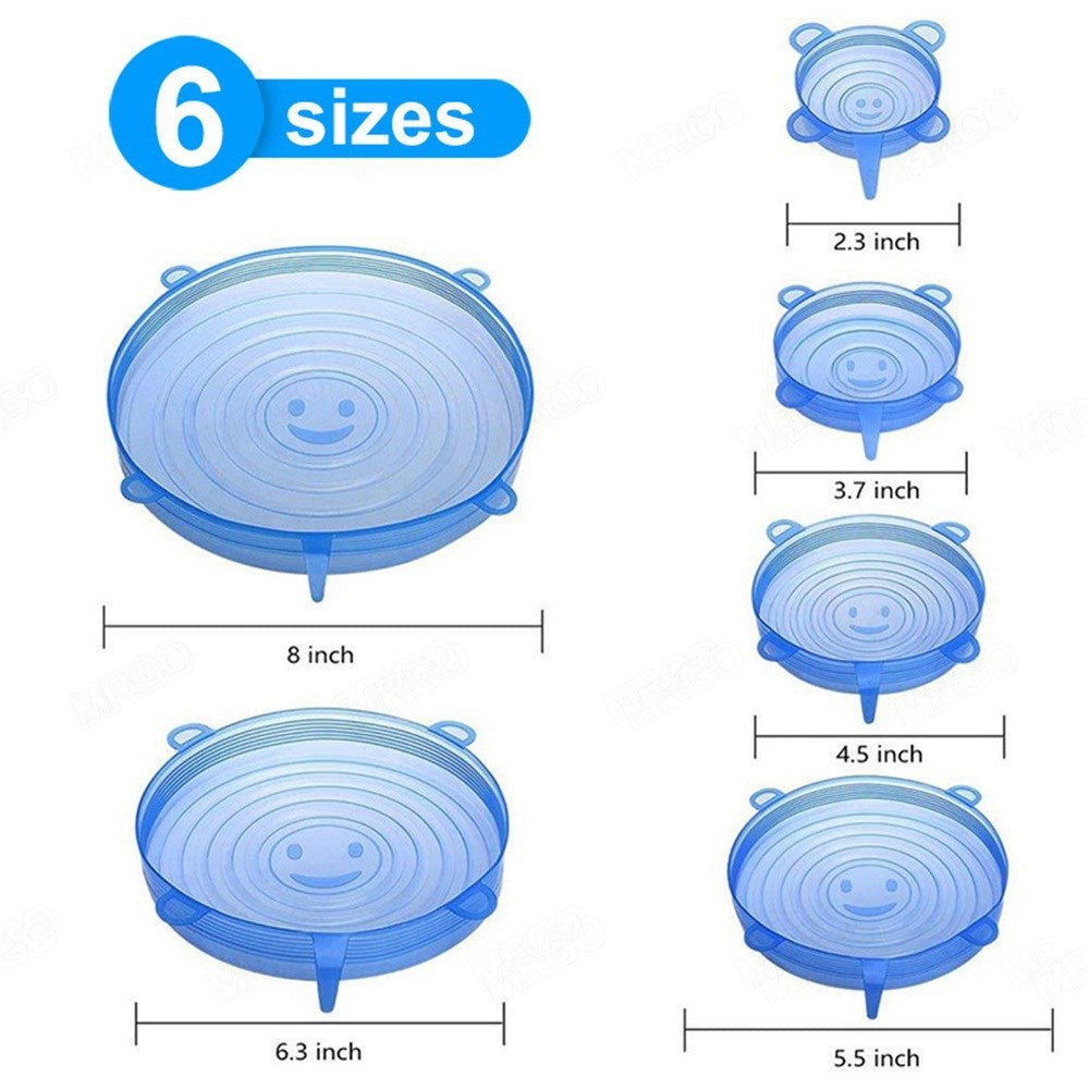 "SiliconeFlex: Conjunto 6 em 1 de Tampas Adaptables de Silicone - Soluções Frescas para sua Cozinha!"Espero que goste dessa opção! Caso precise de mais aju shopjponline.com