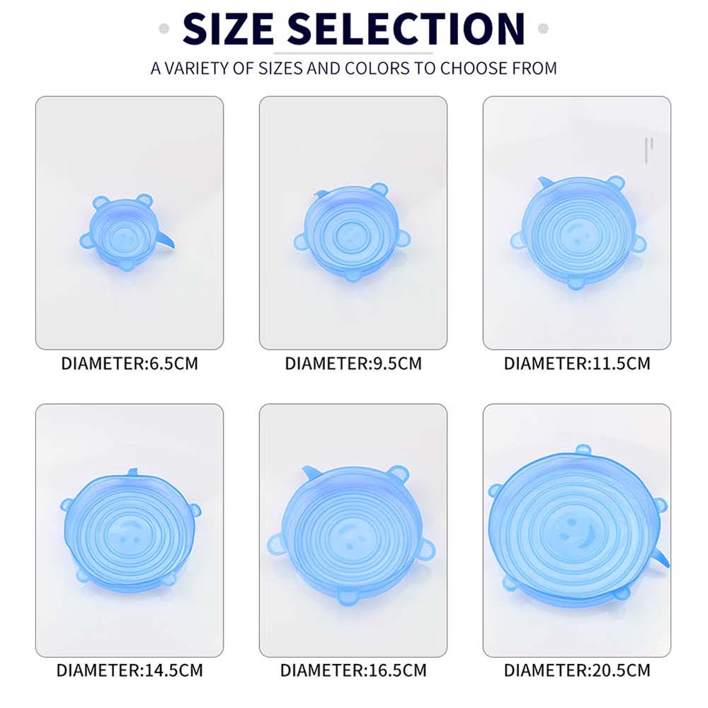 "SiliconeFlex: Conjunto 6 em 1 de Tampas Adaptables de Silicone - Soluções Frescas para sua Cozinha!"Espero que goste dessa opção! Caso precise de mais aju shopjponline.com