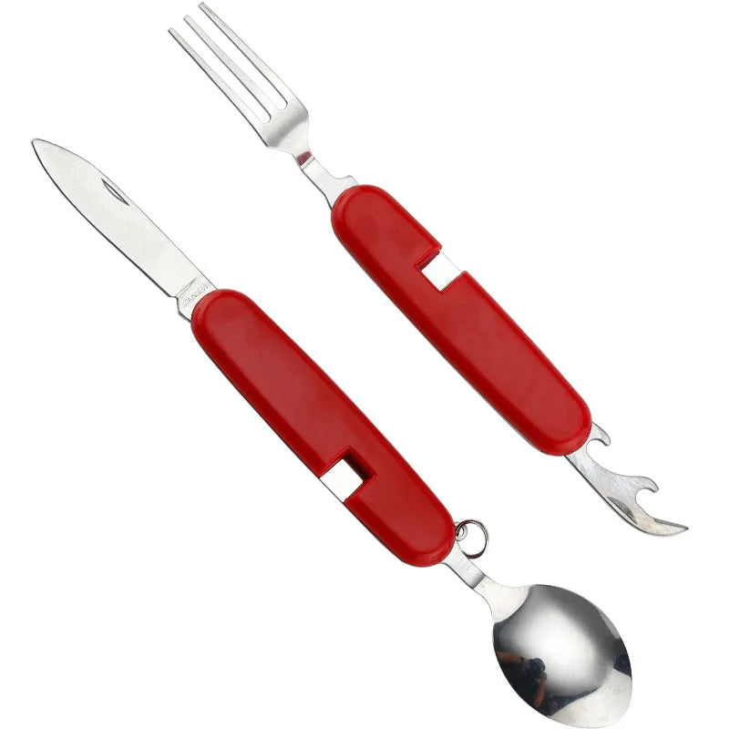 Kit Versátil Inox 4 em 1 p/ Piquenique & Viagens shopjponline.com