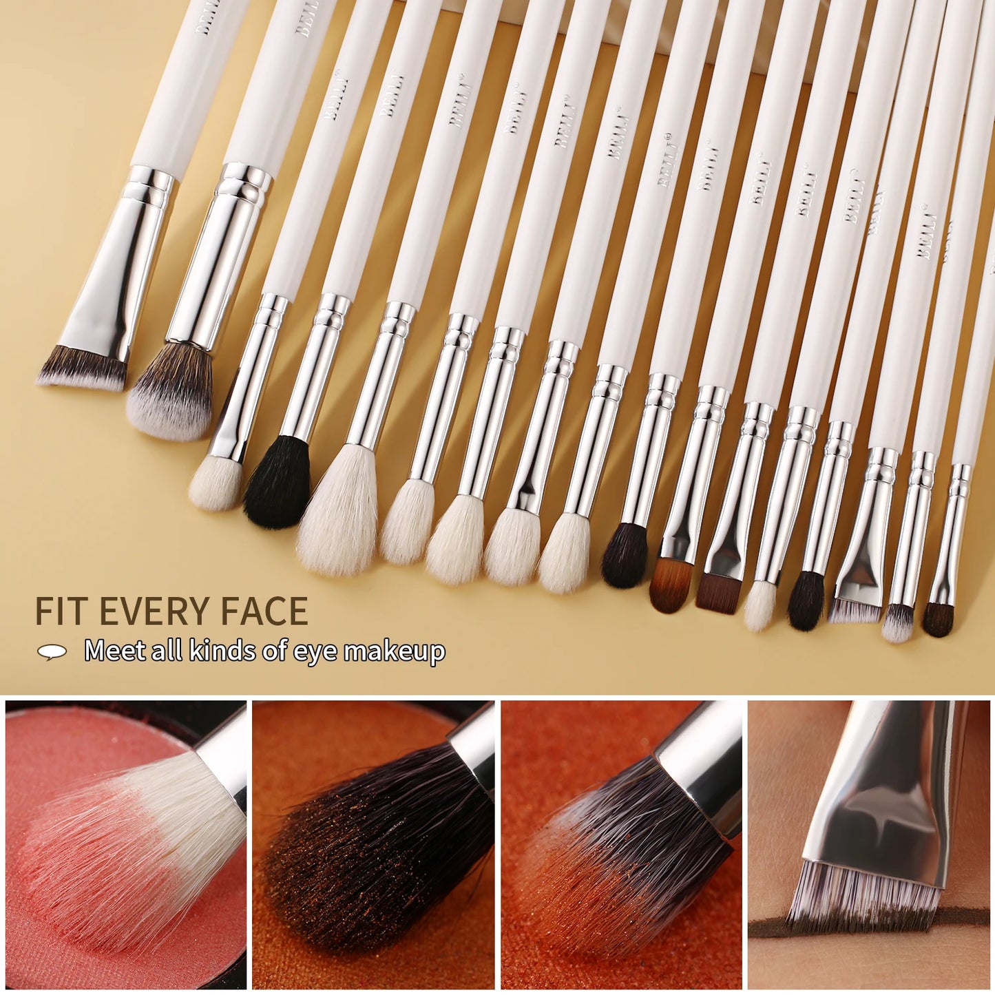Coleção de Pincéis BEILI - 24 Ferramentas de Maquilhagem em Cabelo de Cabra Natural shopjponline.com