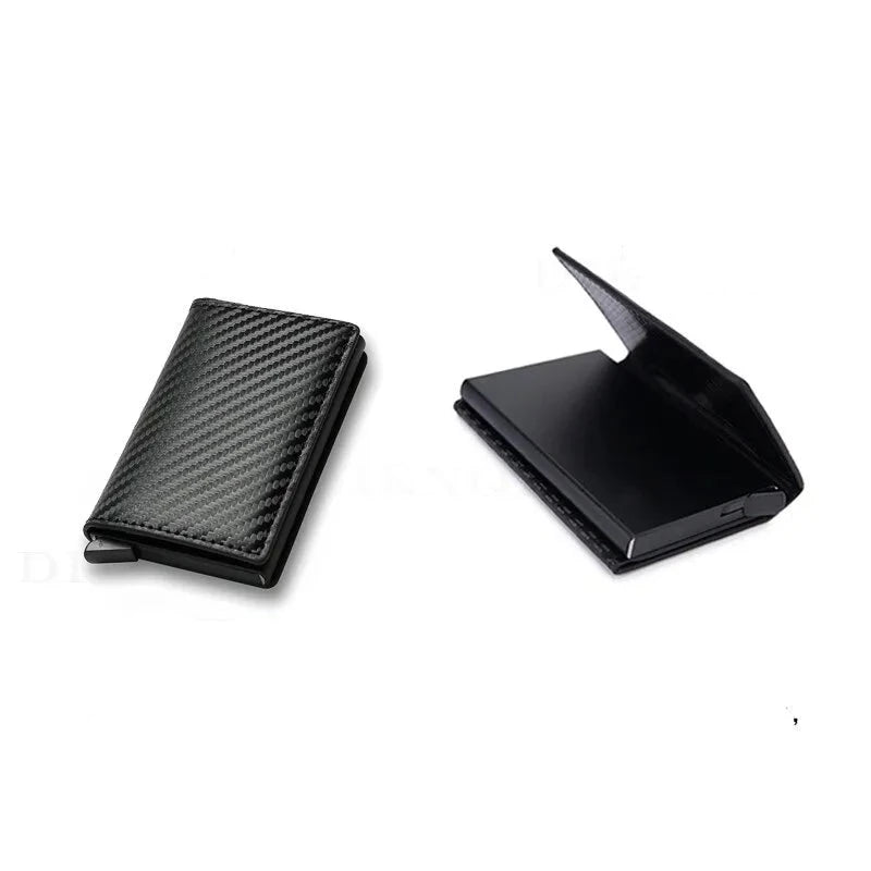 Carteira Inteligente de Negócios em Carbono RFID - Elegância e Segurança shopjponline.com