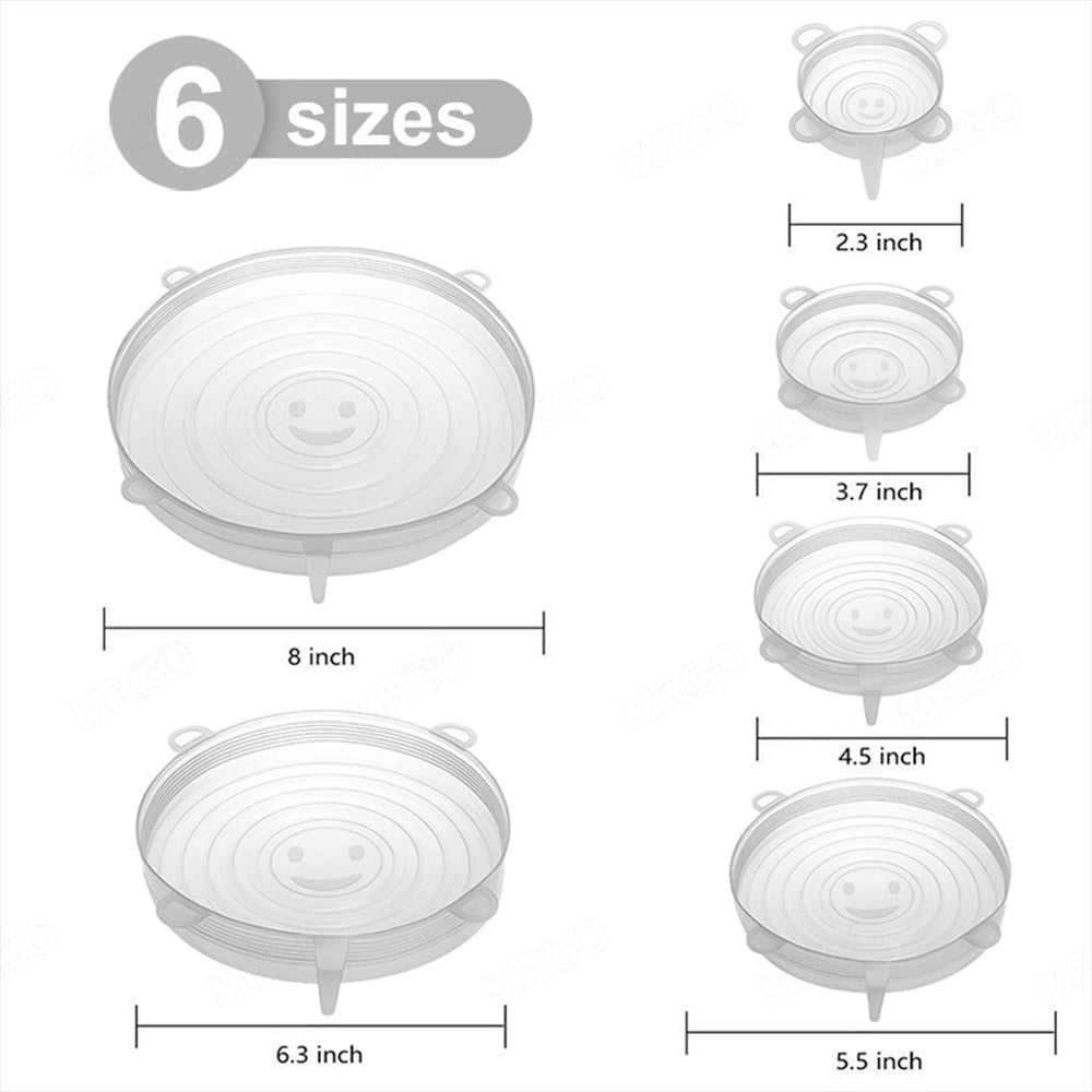 "SiliconeFlex: Conjunto 6 em 1 de Tampas Adaptables de Silicone - Soluções Frescas para sua Cozinha!"Espero que goste dessa opção! Caso precise de mais aju shopjponline.com