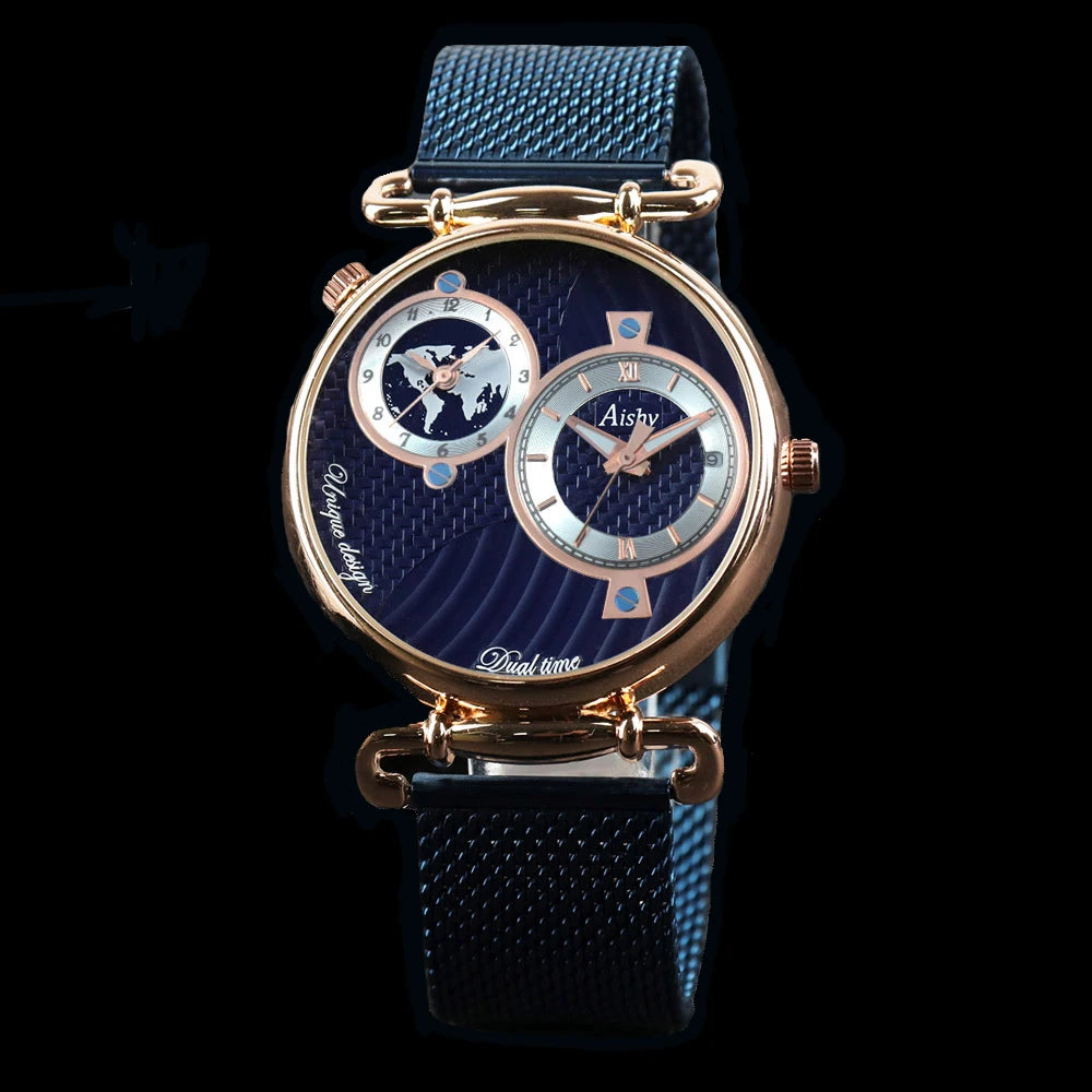 Aishy Fashion Watch Men Top Luxury Brand Men Stainless Steel Business Men Wrist Watch for dropshipping shopjponline.com