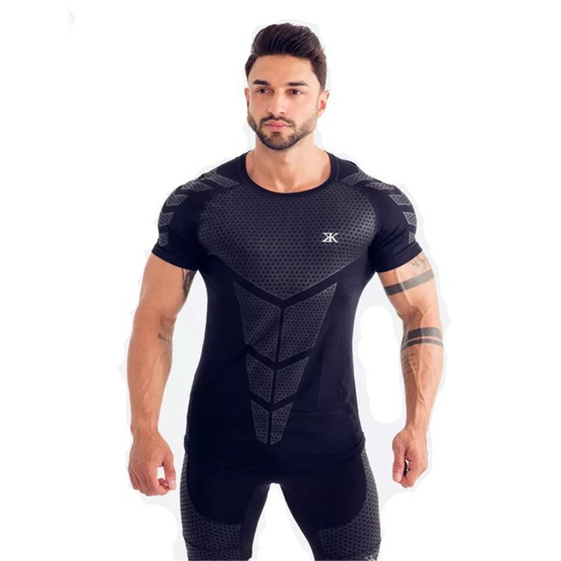 Camiseta de Compressão Masculina de Última Geração para Corrida e Ginásio shopjponline.com