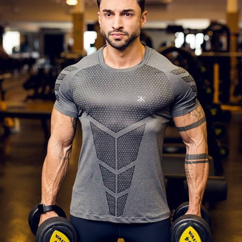 Camiseta de Compressão Masculina de Última Geração para Corrida e Ginásio shopjponline.com