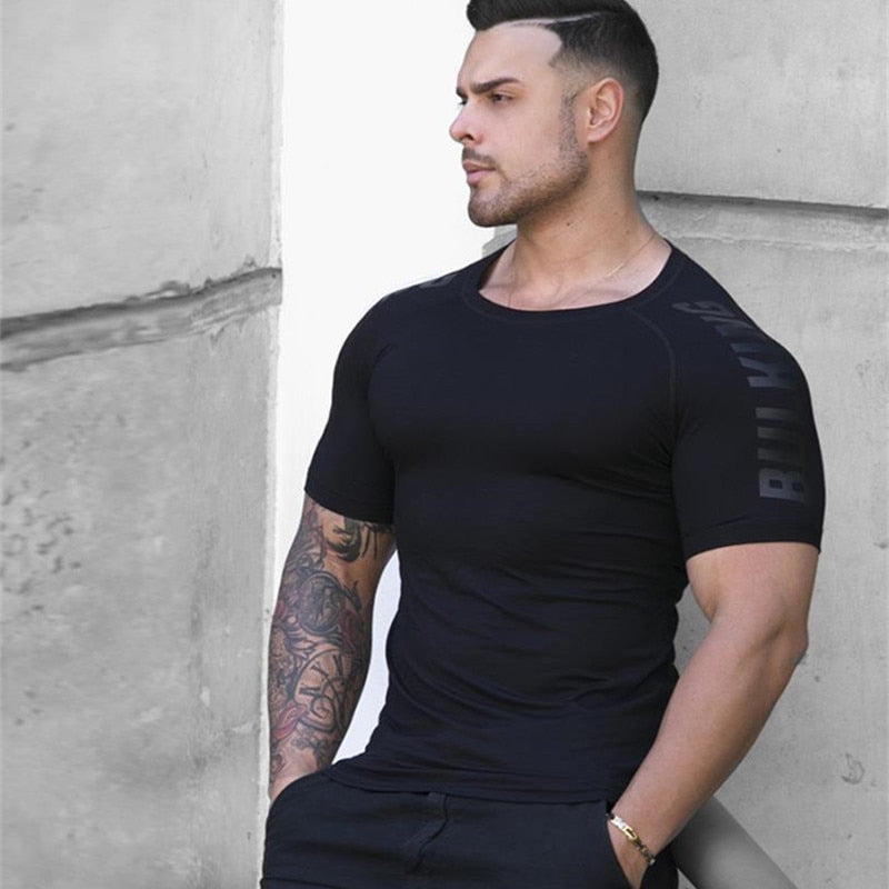 Camiseta de Compressão Masculina de Última Geração para Corrida e Ginásio shopjponline.com