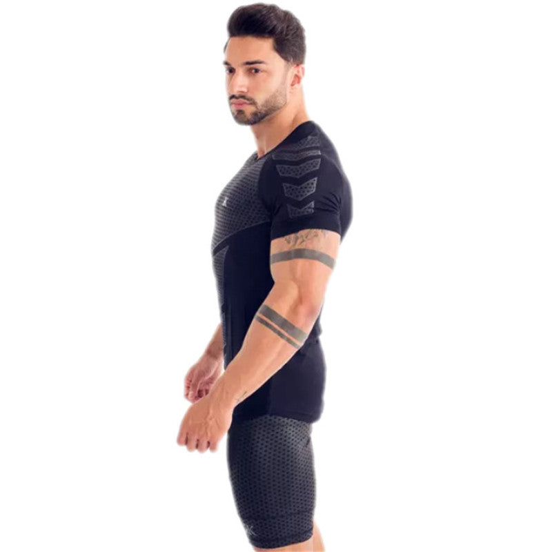 Camiseta de Compressão Masculina de Última Geração para Corrida e Ginásio shopjponline.com