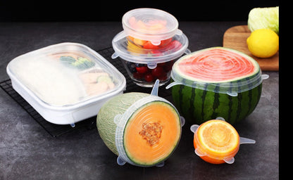 "SiliconeFlex: Conjunto 6 em 1 de Tampas Adaptables de Silicone - Soluções Frescas para sua Cozinha!"Espero que goste dessa opção! Caso precise de mais aju shopjponline.com