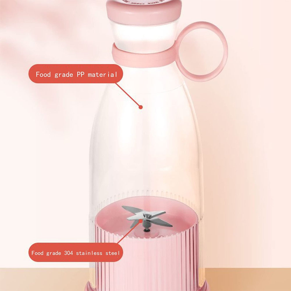 FruitFusion Express: Liquidificador Elétrico de Suco Portátil USB shopjponline.com