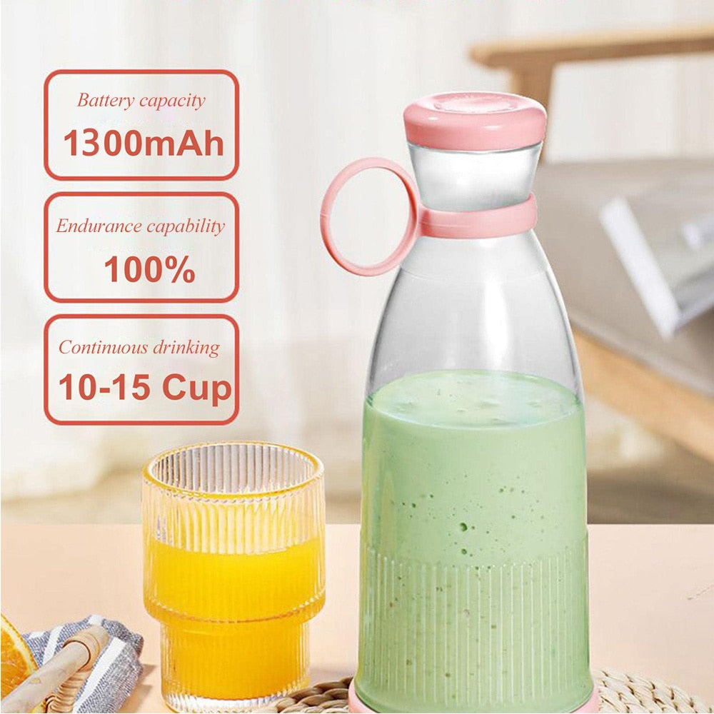 FruitFusion Express: Liquidificador Elétrico de Suco Portátil USB shopjponline.com