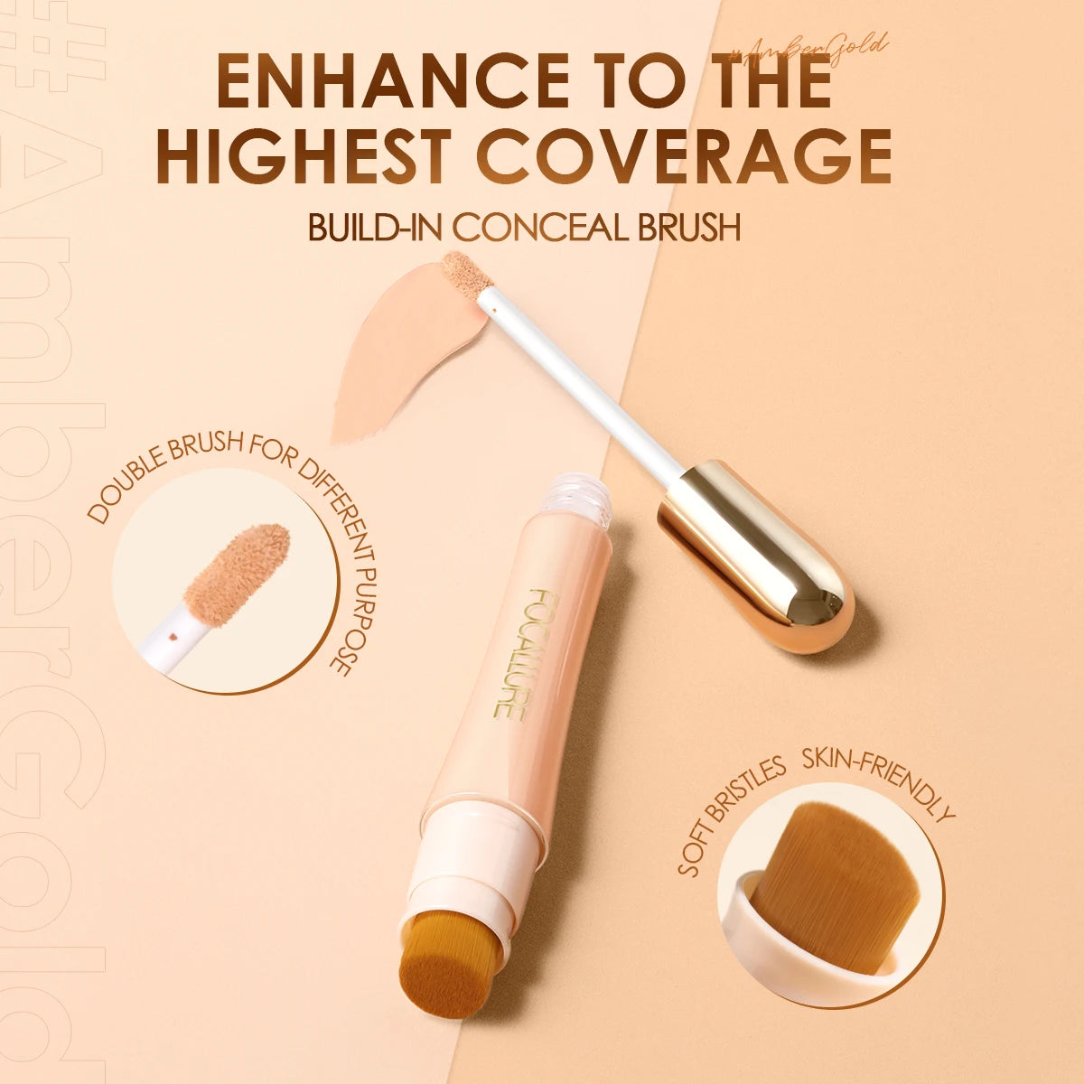 FOCALLURE Invisível Matte: Creme de Base para Cobertura Total shopjponline.com