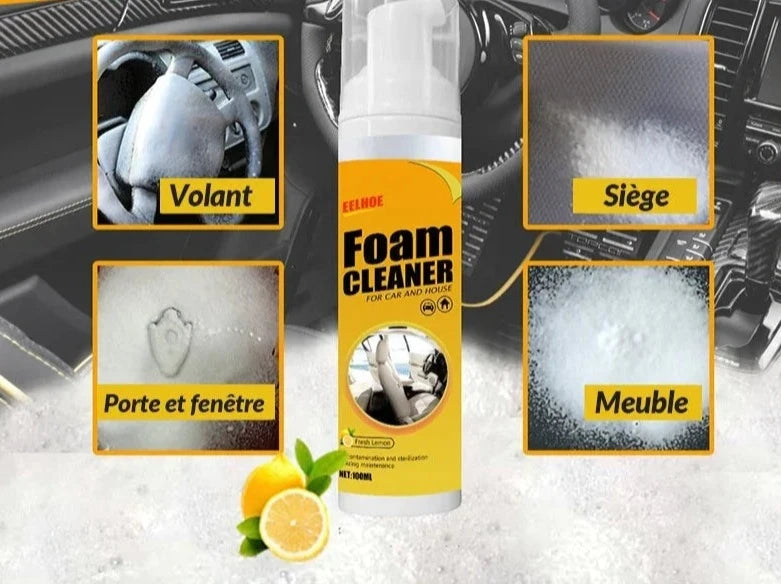 Espuma Limpadora Multiuso Anti-Envelhecimento - Renove e Proteja seu Carro e Casa shopjponline.com