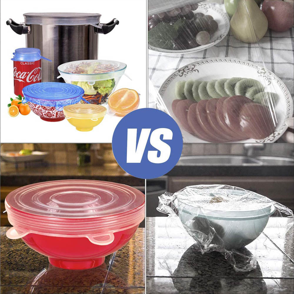 "SiliconeFlex: Conjunto 6 em 1 de Tampas Adaptables de Silicone - Soluções Frescas para sua Cozinha!"Espero que goste dessa opção! Caso precise de mais aju shopjponline.com