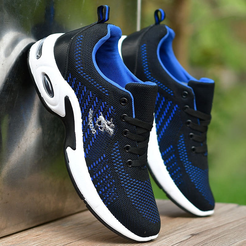 "AeroStride™ - Tênis Esportivo em Couro com Tecnologia Air Cushion" shopjponline.com