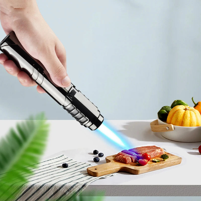 Flama Potente: Lança-Chamas 1800°C Azul Metálico - BBQ, Campismo shopjponline.com