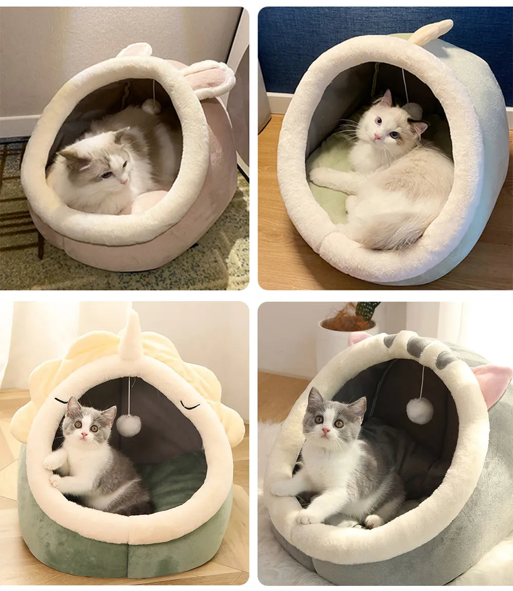 Leito Mimoso para Animais de Estimação - Cama Desmontável e Lavável para Gatos e Cãezinhos shopjponline.com